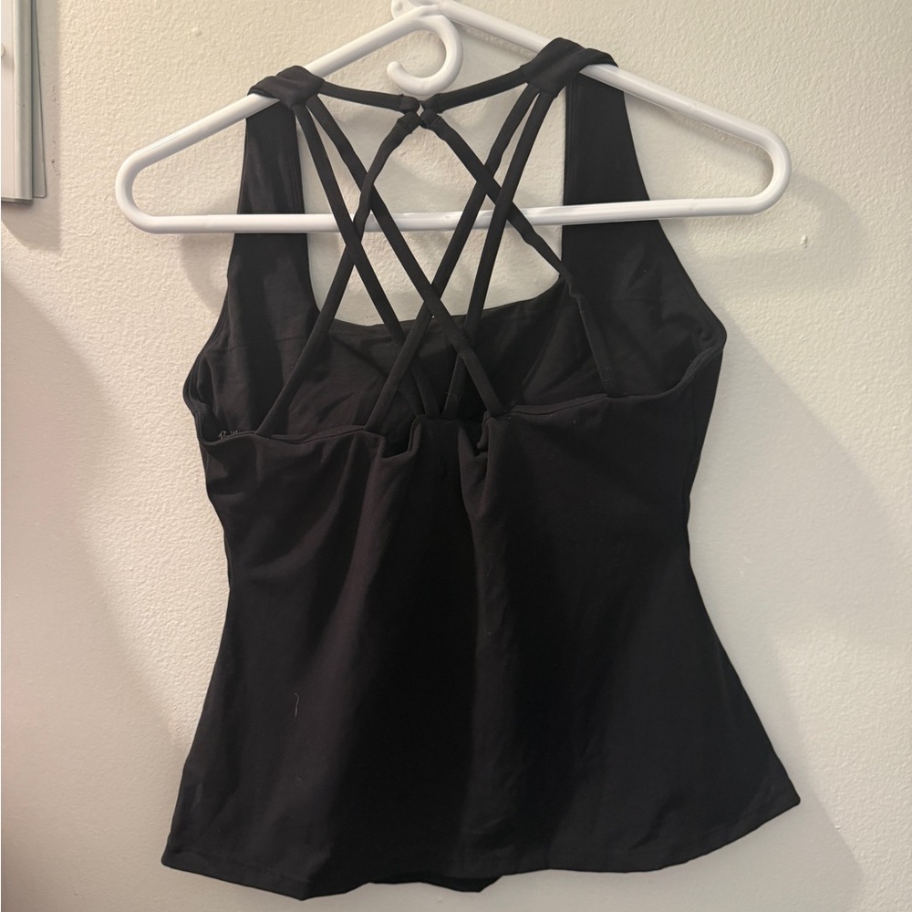 BuffBunny Black Square Neck Tank